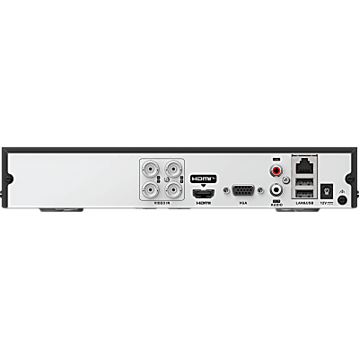 DVR 4 Canales TURBOHD + 4 Canales IP / 8 Megapixel (4K) / Audio Bidireccional / ACUSENSE / 1 Bahía de Disco Duro / Salida de Video en Full HD / H.265+
