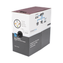 Bobina de Cable UTP 305 Metros (1000 Pies), Cat5e con Doble Forro, para Exterior, Climas Extremos, Color Negro