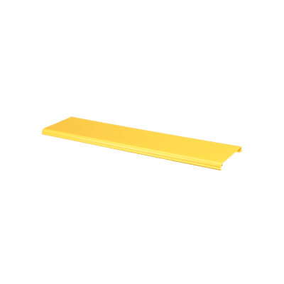 Tapa Con Bisagra a Presión Para Canaleta FiberRunner™ FR6X4YL6, de PVC Rígido, Color Amarillo, 10 ft. de Largo