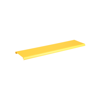 Tapa Con Bisagra a Presión Para Canaleta FiberRunner™ FR6X4YL6, de PVC Rígido, Color Amarillo, 10 ft. de Largo