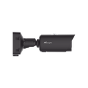 Cámara Bullet Plus de Red 2MP / AI 4X / Enfoque Automático / IR Inteligente / WDR 140dB / Tarjeta MicroSD hasta 256GB / IP67 / IK10 / Análisis de Video AI / Compresión H.265+