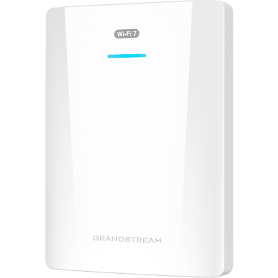 Punto de Acceso Wi-Fi 7 para Pared / GWN7670WM / MIMO 2x2:2 DL-UL OFDMA / Modulación 4096 QAM / 2.5G Ethernet PoE+ / Hasta 256 Clientes / QoS Avanzado / Cobertura 175 mts / Gestión Integrada y en la Nube