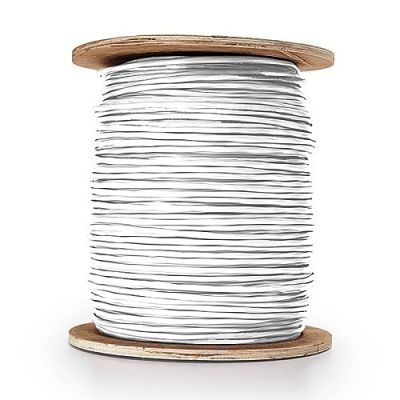 Carrete de 305 Metros (1000 Pies) / Cable de Cobre / 10 x 18 AWG / Plenum / Color Blanco / Blindado / Para Aplicaciones de Alarmas de Intrusión / Control de Acceso / Automatización / Interfonos y Tv Porteros