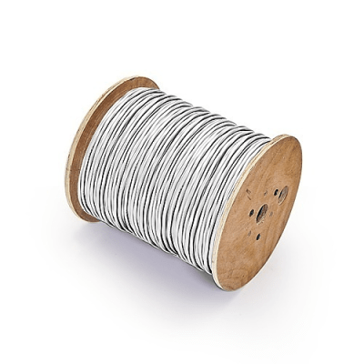Carrete de 305 Metros (1000 Pies) / Cable de Cobre / 10 x 18 AWG / Plenum / Color Blanco / Blindado / Para Aplicaciones de Alarmas de Intrusión / Control de Acceso / Automatización / Interfonos y Tv Porteros