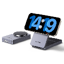 Cargador Inalámbrico 2 en 1 20W / Tecnología Qi2 15W Certificada / Carga Simultánea iPhone y AirPods / Ángulo Ajustable 70° / Diseño Plegable y Portátil / Compatibilidad Universal