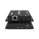 Kit Extensor HDMI | 4K30 hasta 100m | Cat6 | Transmisión sin Compresión | Soporta PoC Bidireccional | EDID y Audio 5.1CH