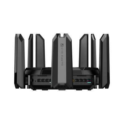 Home Router inalámbrico MESH Wi-Fi 7, Diseñado para GAMING con doble puerto WAN 2.5G para Sumar Ancho de banda, 3 puertos LAN 2.5G, 4 puertos LAN Gigabit.