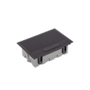 Caja Para Instalación en Piso Falso para Voz, Datos o Contactos Eléctricos / Capacidad para 4 Módulos / Espacio Embellecedor en la Tapa / Profundidad Ajustable de 90 a 120 mm (3.54 a 4.72 pulgadas) / Los Módulos se Adquieren Aparte / (SF410/14CY)