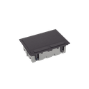 Caja Para Instalación en Piso Falso para Voz, Datos o Contactos Eléctricos / Capacidad para 6 Módulos / Espacio Embellecedor en la Tapa / Profundidad Ajustable de 90 a 120 mm (3.54 a 4.72 pulgadas) / Los Módulos se Adquieren Aparte / (SF610/14CY)