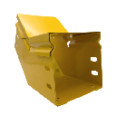 CHFIBER CURVA VERTICAL INTERIOR A 45° DE ALUMINIO PERALTE 4" ANCHO 4" RADIO 8" CON RECUBRIMIENTO EN PINTURA EPÓXICA, INCLUYE TAPA , UN PAR DE COPLES Y TORNILLERÍA.