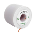 Rollo de desoldar de 150 m, trenza de 0.075" de ancho y alta absorción.