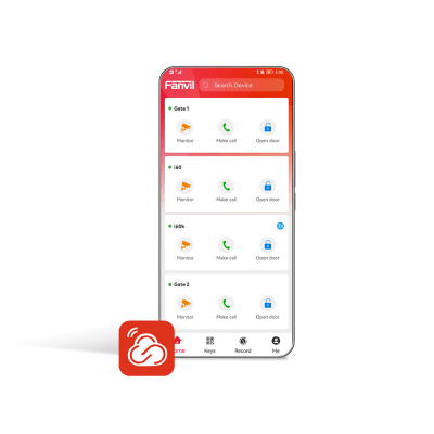 Licencia Permanente, Un Usuario Principal y 4 usuarios adicionales para App Fanvil Link , Monitoreo, Apertura Remota, Creación de Códigos QR