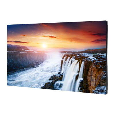 Pantalla Profesional LED de 55" para Video Wall, Full HD (1080p), HDMI/DP / 700 nits /  Bisel Ultra Delgado de 0.44mm. Compatible con montajes VESA