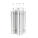Duplexer Pasa Banda-Rechazo de Banda, 144-174 MHz, 4 Cavidades de 6.625" Diámetro, 500 KHz, 400 Watt, BNC Hembras.