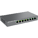 Switch de Red Administrable Capa 2 Lite / 8 Puertos Gigabit Ethernet / 4 Puertos PoE / VLAN / QoS / Snooping IGMP / Montaje en Pared y Escritorio / Compatible con GDMS