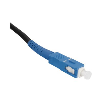 Rollo de Fibra Óptica Drop Redonda G657A2 Monomodo Simplex de 100 Metros (328.08 Pies) con Conectores SC/UPC-SC/UPC para Instalaciones Aéreas, Subterráneas o a la Intemperie