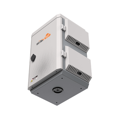 Gabinete de Acero Ventilado para Exterior con Rieles DIN y 4 Placas Laterales para Montaje de Equipos por Fuera