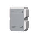 Gabinete de Acero Ventilado para Exterior con Rieles DIN y 4 Placas Laterales para Montaje de Equipos por Fuera