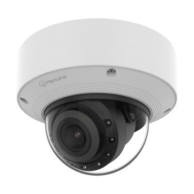 Cámara Domo 4K con IA, Antivandalica / Lente Motorizado de 4.4 a 9.3mm / P-Iris, WDR 120dB / Ranura SD / Conteo de personas y Vehiculos