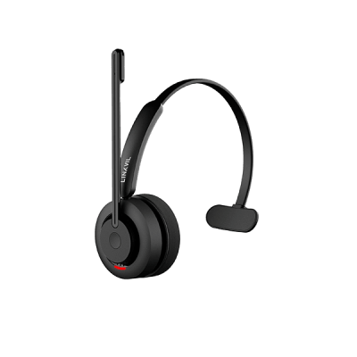 Diadema Inalámbrica / DECT 6.0 + Bluetooth 5.3 / Micrófono Rotable / Audio HD / Cancelación IA / Base de Carga