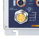 Switch Industrial IP67 8 Puertos 10/100TX M12 / IEEE 802.3at PoE+ / 180W PoE Budget / -40~75°C / Aluminio / DIN-Rail y Montaje en Pared /  Protección ESD y Sobretensiones de 6KV