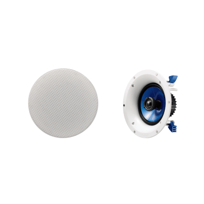 Bocinas de Plafón | 2 Vías | Residenciales | Woofer 6.5" | 110W | 8 Ohms | Color Blanco | Par