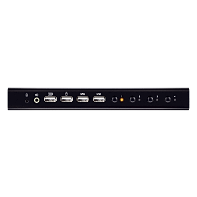 Switch KVMP USB HDMI 4witch KVM HDMI 4 Puertos | 4K DCI | USB 2.0 | Hotkeys | Video DynaSync | Plug & Play