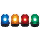 LED con patrones fijo/intermitente, estroboscópico y simulación rotatorio, Color Azul de 12-24 VCD