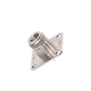Conector N Hembra de Cambio Rápido / Wattmetro BIRD 43, 4304, 4 perforaciones a 18 mm, Níquel/ Plata/ Teflón.â€‹