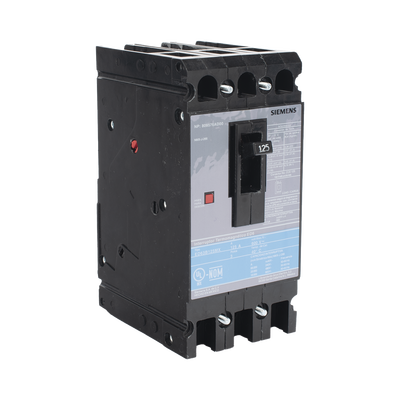 Interruptor Termomagnético ED6 600V 3X125A, Sin zapatas principales.