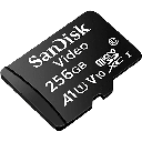 Memoria microSD SanDisk 256GB / Alta Resistencia / Videovigilancia / Clase 10