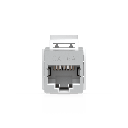 Keystone Coupler Cat6A Pass-Through para Cable Ethernet Preterminado, Instalación Snap-In en Patch Panel, Paquete con 12 Piezas