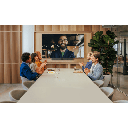 Barra de Videoconferencia Yealink A50 con IA y Control Remoto VCR11, Todo en Uno para Salas Medianas y Grandes con Seguimiento Automático del Hablante