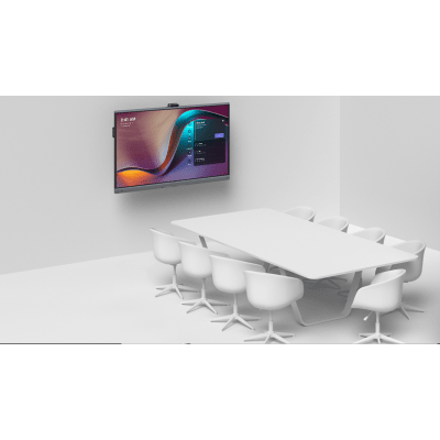 Yealink MeetingBoard 86 Pro, Centro de Colaboración Inteligente con IA, 4K UHD, Android 13, Micrófonos Integrados y Cámara Ultra Gran Angular