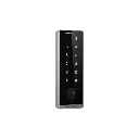 Teclado Esclavo con Lector de Tarjetas Virtuales Bluetooth y Códigos QR / Tarjetas MIFARE y PROX EM / Contraseñas / RS-485 Wiegand OSDP / Frecuencias 13.56 MHz y 125 KHz / Autenticación Tarjeta PIN QR Bluetooth / Táctil