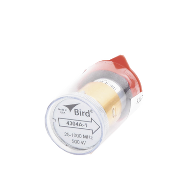 Elemento de Reemplazo en linea 7/8", de 5/ 15/ 50/ 150/ 500 Watt para Wattmetro BIRD 4304A, en el Rango de Frecuencia de 25-1000 MHz.