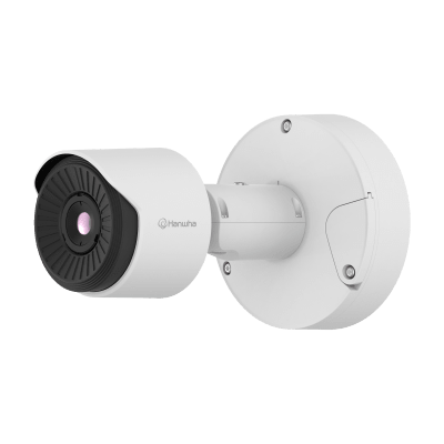 Cámara Térmica AI Radiométrica QVGA / Detector Microbolómetro 384x288 / Clasificación AI Persona-Vehiculo / Rango Temperatura -40°C a 550°C / NETD ≤30mK / IP66 IK10 / PoE y 12VDC / ONVIF S,G,T,M