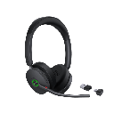 Diadema Inalambrica BH74-With-Stand-UC-USB-C/A de Yealink con Compatibilidad UC Multiplataforma y Acoustic Shield 3.0