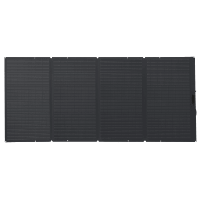 Módulo Solar Portátil y Flexible de 400W Recomendado para Estaciones Portátiles EcoFlow / Ajuste de Ángulo / Carga Eficiente / Incluye Cable XT60 a MC4