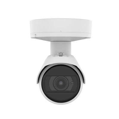 Camara Bullet IP IA 8MP / Zoom Varifocal Motorizado 4.4-9.3mm (2.1x) / Inteligencia Artificial Persona-Vehiculo-Placa / WDR 120dB / IP67 IK10 / WiseIR 40m / PoE