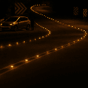 Luz LED para señalizacion de carreteras AC-LED / 6 LED Ultrabrillantes Intermitentes / Autonomía 108 Horas / Distancia Visual 800 m / IP68 / Capacidad de Carga 20000 kg / Temperatura -25°C a +75°C
