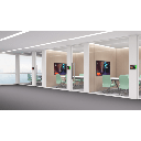 Panel Touch Para Programación De Salas De Reuniones Todo En Uno Con Indicadores LED Laterales Moderno y Ultrafino