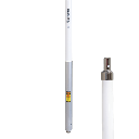 Antena marina VHF Base / Ganancia de 10 dB / Potencia de Entrada de 350 watts / Conector PL-259 macho