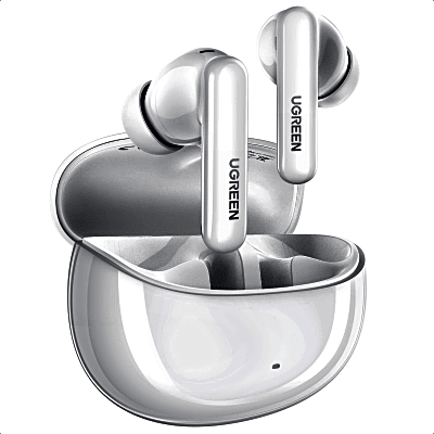 Auriculares Inalámbricos HiTune T3 Pro con Cancelación Activa de Ruido / Bluetooth 5.4 / Autonomía 30 Horas con Estuche / USB-C / Carga Rápida / AAC-SBC
