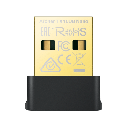Mini Adaptador USB inalámbrico doble banda AC 600 Mbps, antena onmidireccional.