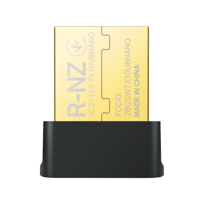 Mini Adaptador USB inalámbrico doble banda AC 600 Mbps, antena onmidireccional.