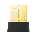 Mini Adaptador USB inalámbrico doble banda AC 600 Mbps, antena onmidireccional.