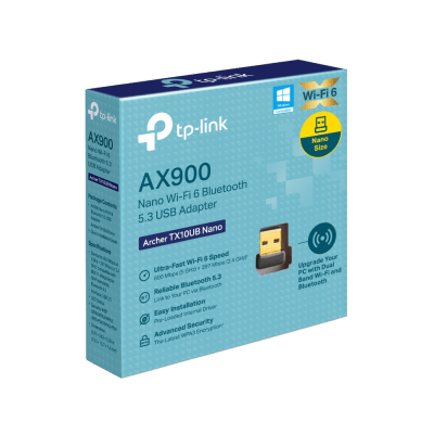 Mini Adaptador USB inalámbrico doble banda AC 600 Mbps, antena onmidireccional.