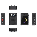 Body Camera Portátil / Grabación a 2K / Pantalla 2.4" LCD / IP68 / H.265 / 64GB de Almacenamiento / GPS / WIFI / 3G y 4G / Fotos de Hasta 40 Megapixel / Micrófono Integrado