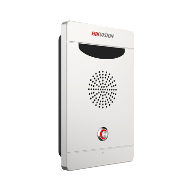 Estación de Alarma de Pánico / Audio Bidireccional / Altavoz 3W Integrado / Micrófono Omnidireccional / 2 Entradas y 2 Salidas de Alarma / IP65 IK08 / Montaje Pared y Empotrado / Exterior Aluminio